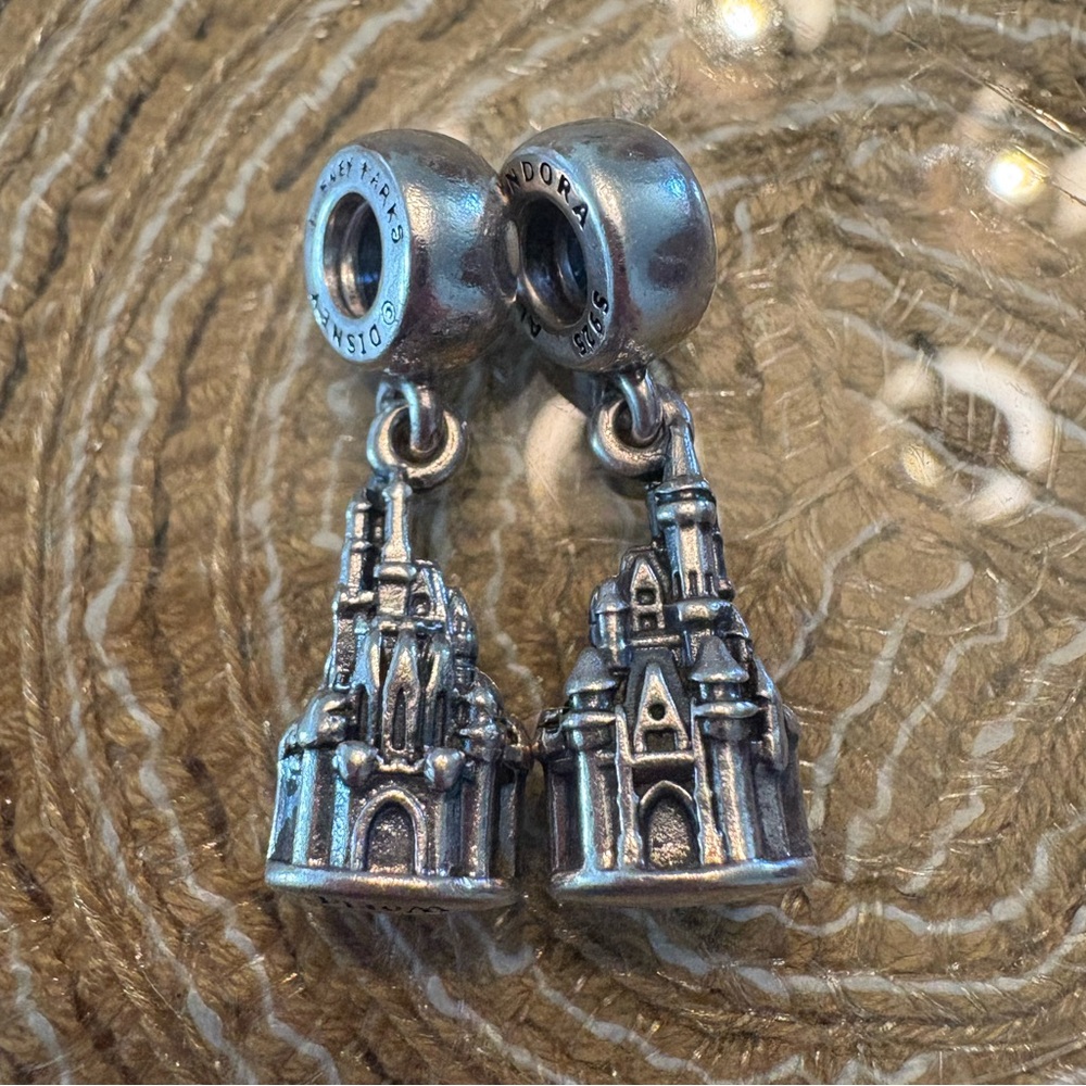 1 Authentic Pandora Disney Parks Exclusive Magic Kingdom 45th Anniversary Charm